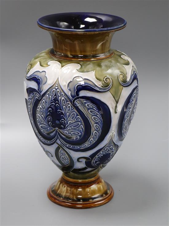 A Royal Doulton vase 28cm high